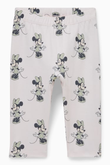 Nadó nena - Paquet de 2 - Minnie Mouse - pijama per a nadó - 4 peces - rosa clar