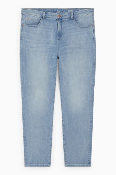 Dames - Slim jeans - high waist - jeanslichtblauw