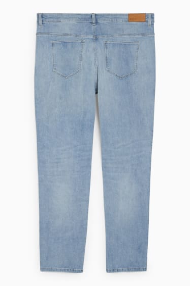 Kobiety - Slim jeans - wysoki stan - dżins-jasnoniebieski