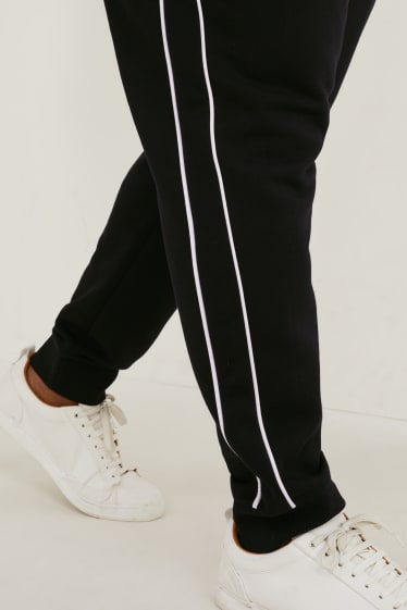 Hommes - Pantalon de jogging - blanc / noir