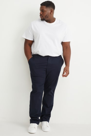 Hommes - Chino - regular fit - bleu foncé