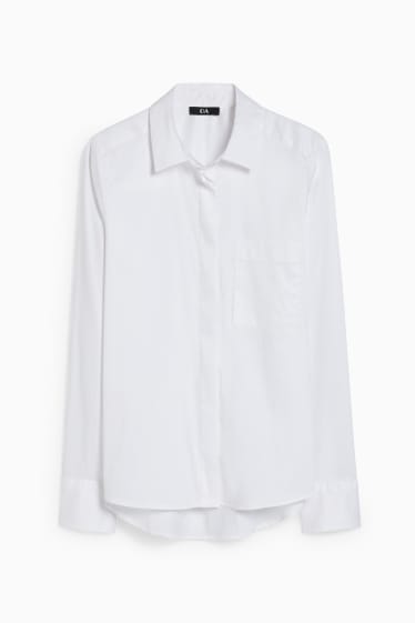 Women - Business blouse - white
