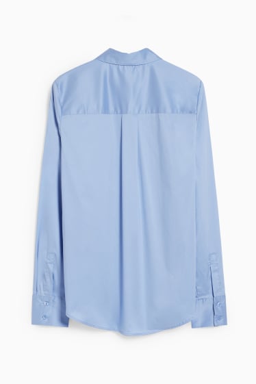 Dames - Business-blouse - blauw