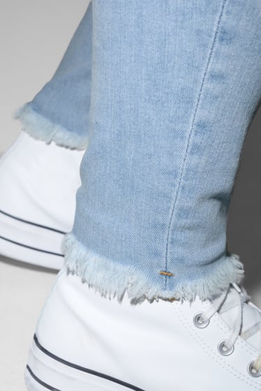 Femei - CLOCKHOUSE - skinny jeans - talie înaltă - denim-albastru deschis