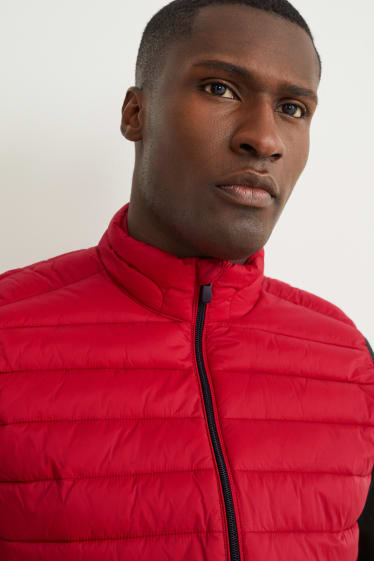 Hommes - Doudoune sans manches - rouge foncé