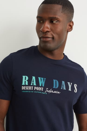 Men - T-shirt - dark blue