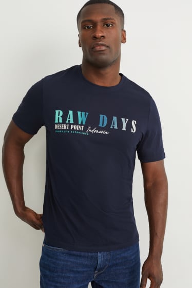 Men - T-shirt - dark blue