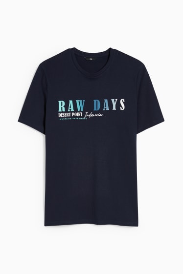 Men - T-shirt - dark blue