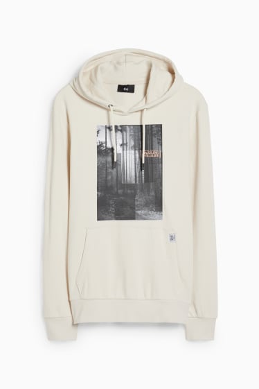 Men - Hoodie - creme