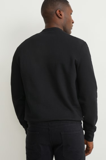 Hombre - Sudadera  - negro