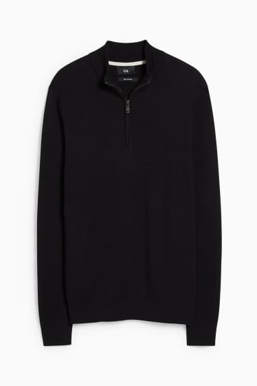 Hommes - Pullover - noir