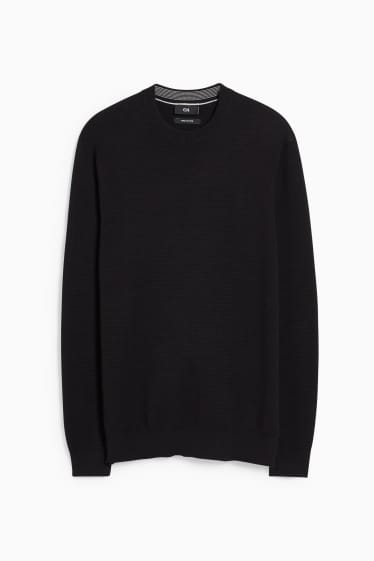 Hommes - Pullover - noir