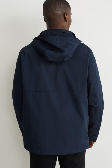 Men - Jacket with hood - dark blue