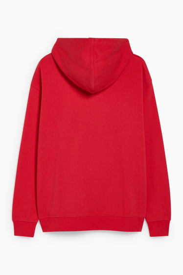 Herren - Hoodie - rot