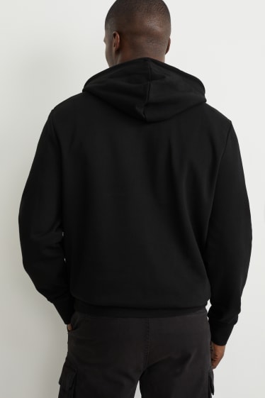 Hombre - Sudadera con capucha - negro