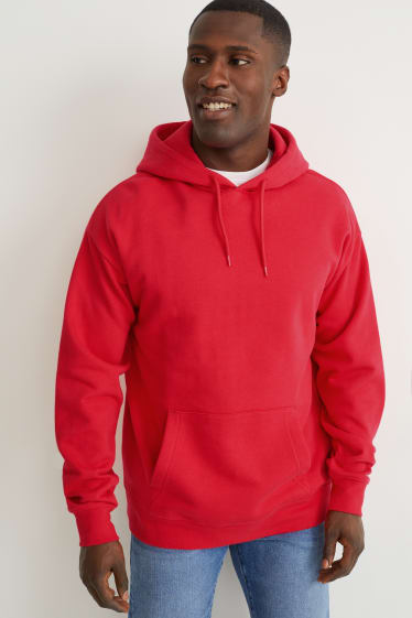 Herren - Hoodie - rot