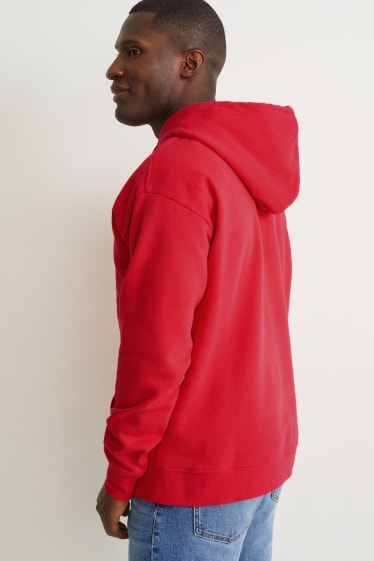 Herren - Hoodie - rot