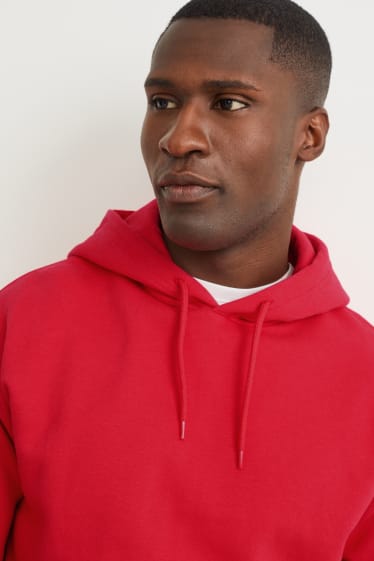 Herren - Hoodie - rot