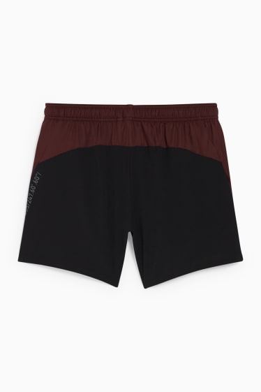 Men - Technical shorts  - dark brown