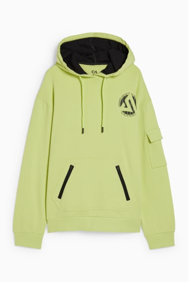 Heren - Hoodie  - lichtgroen