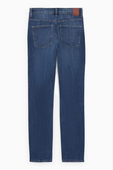 Dona - Slim jeans - high waist - texà blau