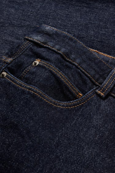 Women - Straight jeans - high waist - LYCRA® - denim-dark blue