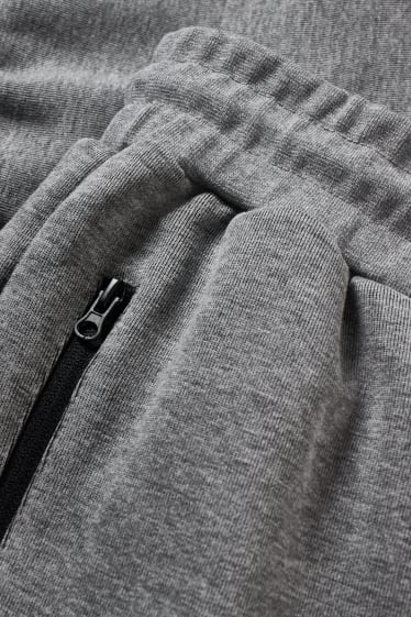 Hommes - Pantalon de jogging - fitness - gris chiné