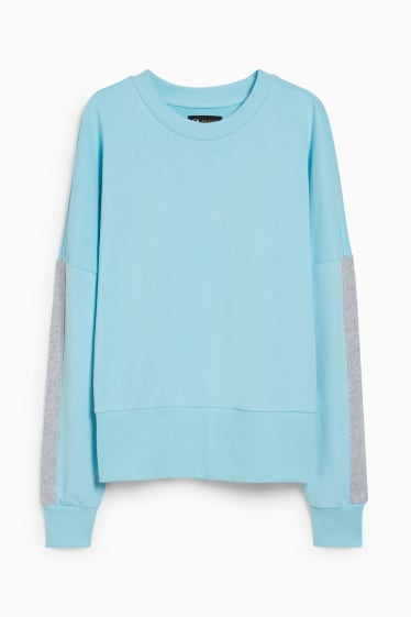Dames - Sportsweatshirt - lichtturquoise