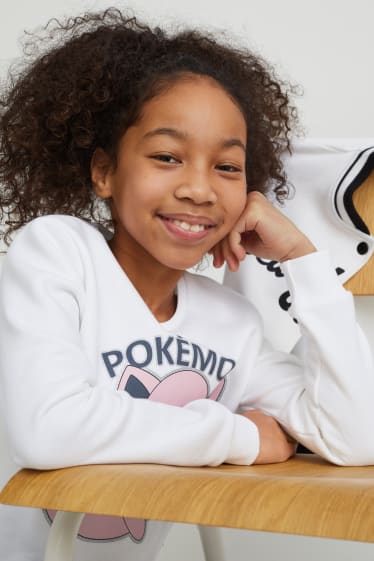 Enfants - Pokémon - sweat - blanc