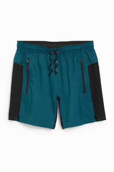 Uomo - Shorts tecnici  - turchese / nero