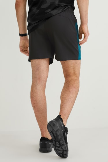 Heren - Sportshorts  - turquoise / zwart