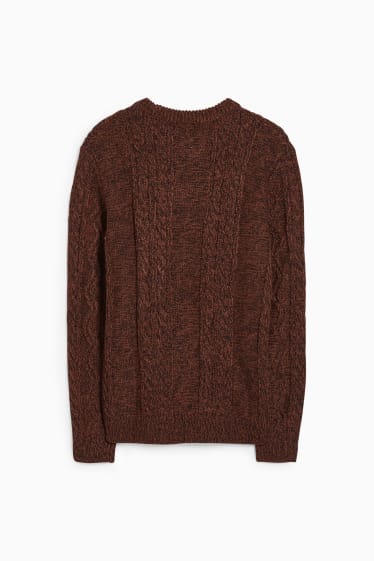 Hommes - CLOCKHOUSE - Pullover - marron foncé