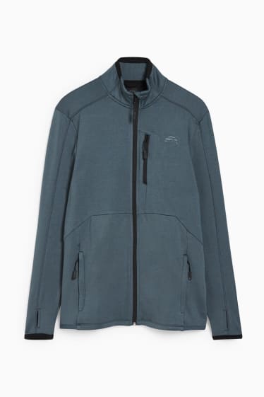 Men - Outdoor jacket - dark green / gray