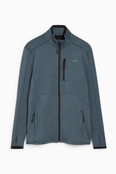 Uomo - Giacca tecnica - verde scuro / grigio