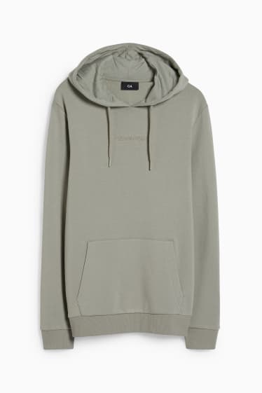 Heren - Hoodie - lichtgrijs