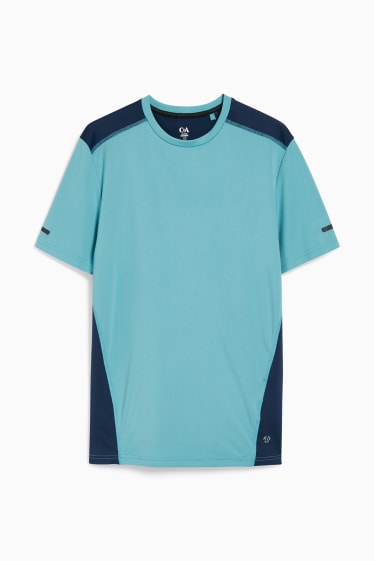 Pánské - Funkční tričko - modrá/tmavomodrá