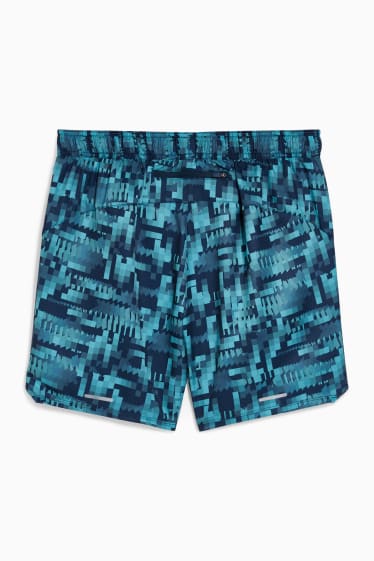 Herren - Funktions-Shorts  - blau / dunkelblau