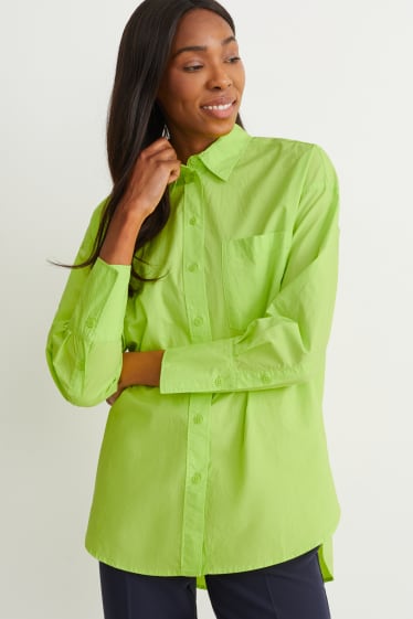 Women - Blouse - light green