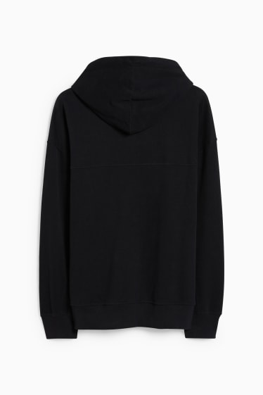 Hombre - Sudadera con capucha - negro