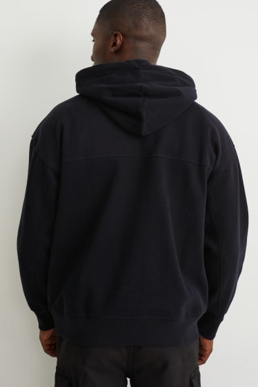 Hombre - Sudadera con capucha - negro