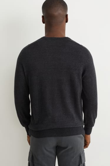 Hommes - Pullover - gris foncé