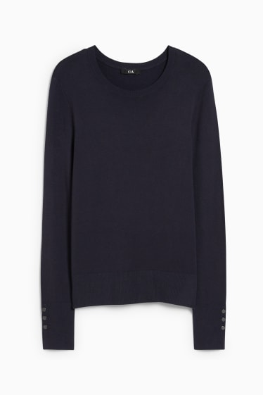 Damen - Pullover - dunkelblau