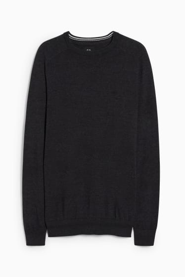 Hommes - Pullover - gris foncé