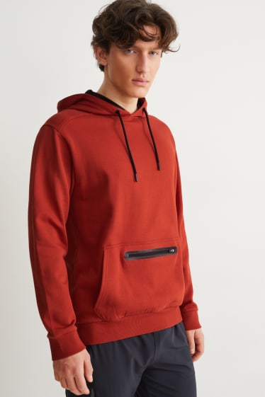 Herren - Hoodie - dunkelorange