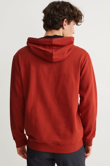 Herren - Hoodie - dunkelorange