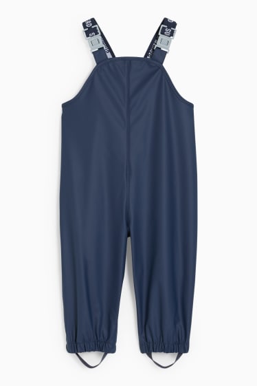 Niemowlęta - Niemowlęce spodnie przeciwdeszczowe - ciemnoniebieski