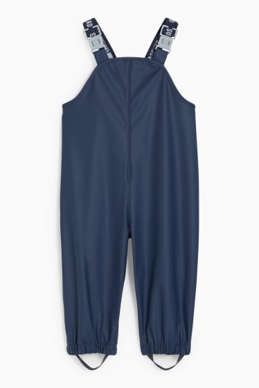 Neonati - Pantaloni impermeabili per neonati - blu scuro