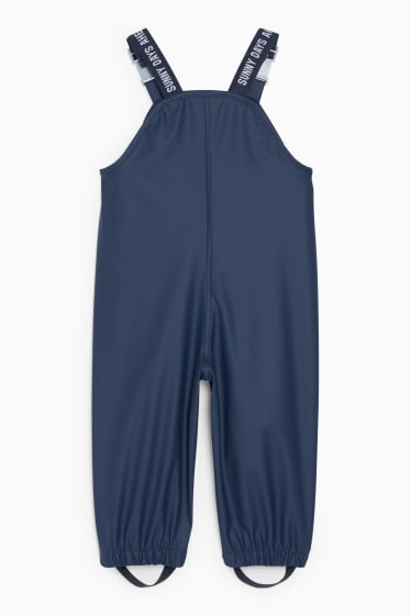 Bébés - Pantalon de pluie pour bébé - bleu foncé