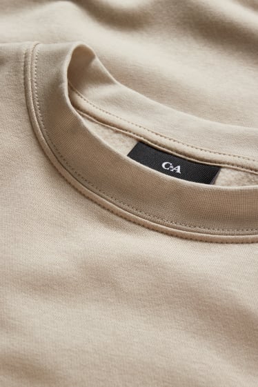 Men - Sweatshirt - beige
