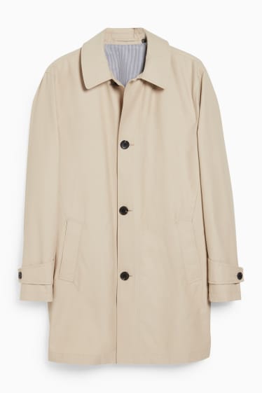 Uomo - Trench - con nylon riciclato - beige